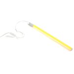 Hay Neon Tube Slim Ledrör 50 Cm - Dekorationsbelysning Pvc Gul