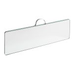 Hay Ruban Rectangular Spegel L Green Stripe - Väggspeglar Mässing Grön
