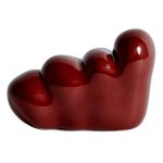 Hay Ws Moguls Skulptur Bourgogneröd - Dekorativa Accessoarer Porslin Vinröd