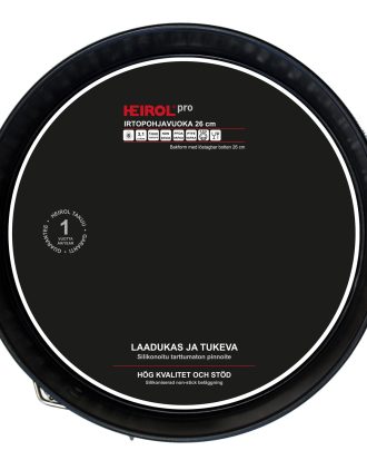 Heirol Pro Springform 26 Cm - Springformar Silikon Svart