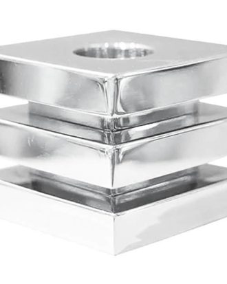 Hilke Collection Cara Ljushållare - Ljusstakar Mässing Förnicklad Mässing