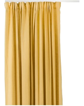 Himla Sunshine Gardin Med Veckband 140x250 Cm - Gardiner Linne Honey