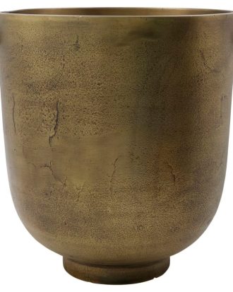House Doctor Foem Kruka Antik Mässing 25x28 Cm - Krukor Aluminium Antique Brass