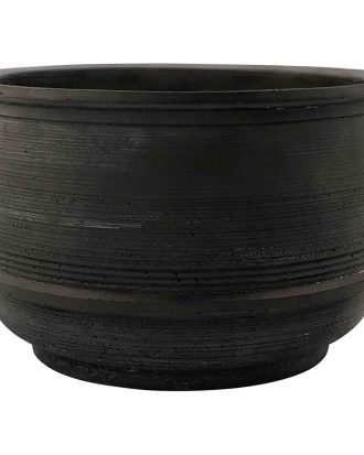 House Doctor Ground Kruka Mörkgrå Ø28 Cm H18 Cm - Krukor Cement Mörkgrå Betong