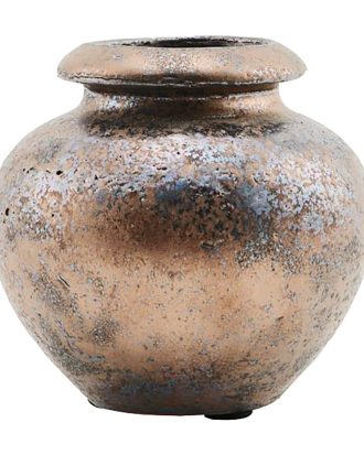 House Doctor Mini Vas 12x12 Cm Bronze - Vaser Lergods Brons