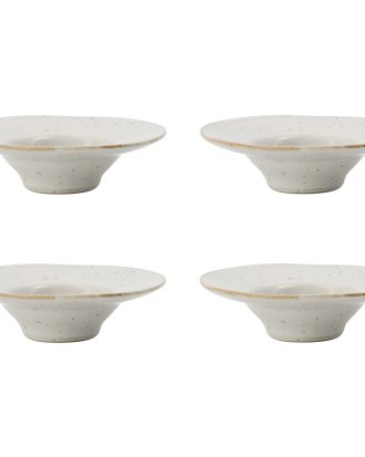 House Doctor Pion Äggkoppar 4-pack / Vit - Äggkoppar Stengods Grå