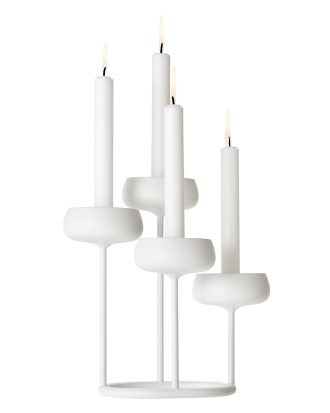 Iittala Nappula Kandelaber - Kandelabrar Stål Vit