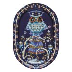 Iittala Taika Tallrik 41 Cm - Mattallrikar Porslin Blå