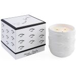 Jonathan Adler Muse Bouche Doftljus Med Tre Vekar - Doftljus Porslin Vit