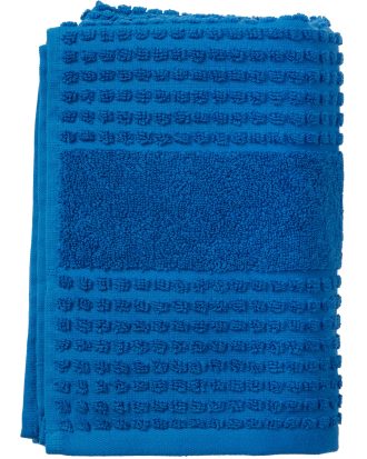 Juna Check Handduk 50x100 Cm - Handdukar & Badlakan Ekologisk Bomull Blå