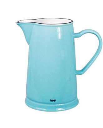 Kanna med handtag i retrostil - Blå