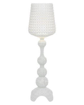 Kartell Kabuki Golvlampa Utomhus - Utomhusbelysning Termoplastisk Teknopolymer Vit