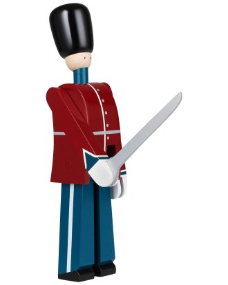 Kay Bojesen Officer Med Svärd - Träfigurer Bok Blå