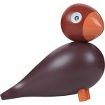 Kay Bojesen Sångfågel Poppy Year Bird 2022 - Träfigurer Bok Vinröd