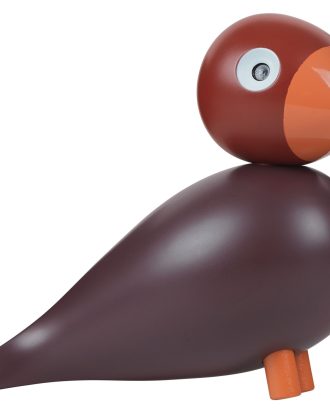 Kay Bojesen Sångfågel Poppy Year Bird 2022 - Träfigurer Bok Vinröd