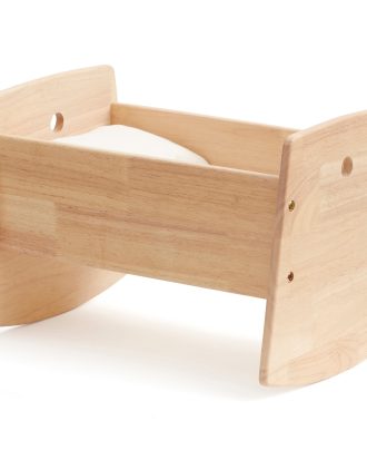 Kids Concept Dockvagga Trä - Gunghästar Bomull Natur