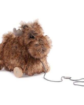 Kids Concept Edvin Älg Dragdjur - Gunghästar Plywood Brun