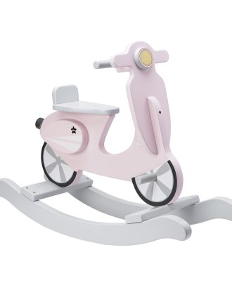 Kids Concept Gungscooter /vit - Gunghästar Rosa