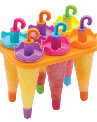 Kitchen Craft Let's Make Glassform Paraply Set Med 6 - Bakformar Blå