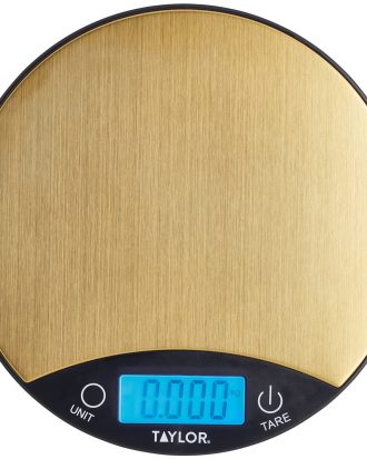 Kitchen Craft Tyler Pro Våg 5 Kg Guld - Köksvågar Rostfritt Stål