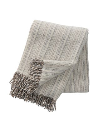 Klippan Yllefabrik Björk pläd 130x200 Cm - Plädar & Filtar Ull Natur