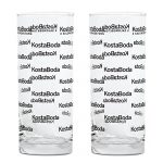 Kosta Boda Salong Betong Highball 33 Cl 2-pack - Highballglas & Longdrinkglas Glas Svart