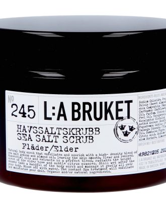 L:a Bruket 245 Havssaltskrubb 420 g Fläder - Parfym & Kroppsvård Brun