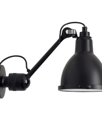 Dcw Éditions N°304 Xl Outdoor Seaside Vägglampa - Utomhusbelysning Glas Svart