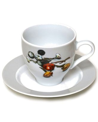 Lasse Åberg Mussaka Kaffekopp Med Fat - Kaffekoppar Mix