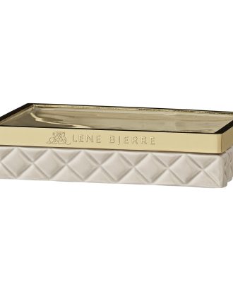 Lene Bjerre Portia Tvålfat Camel - Tvålkoppar Keramik Guld