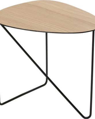 Lind Dna Curve Bord 37x44x40 Cm Oak / Svart - Soffbord Ek