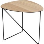 Lind Dna Curve Bord 44x50x45 Cm / Svart - Soffbord Stål Ek