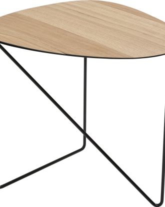 Lind Dna Curve Bord 44x50x45 Cm / Svart - Soffbord Stål Ek