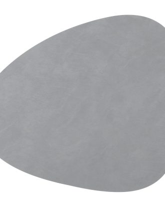 Lind Dna Curve L Bordstablett Nupo 37x44 Cm - Bordstabletter & Glasunderlägg Läder Ljusgrå