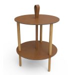 Lind Dna Strap Sidobord D: 38 Cm Bull - Sidobord & Avlastningsbord Ek Natur