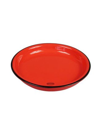 Liten assiett i retrostil Cabanaz - Röd