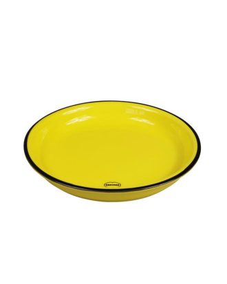 Liten assiett i retrostil Cabanaz - Gul