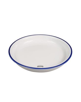 Liten assiett i retrostil Cabanaz - Vit