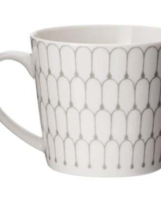 Littlephant Palais Mugg 40 Cl Vit / - Tekoppar Porslin Grå