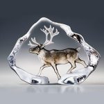 Målerås Glasbruk Ren - Konstglas Brun