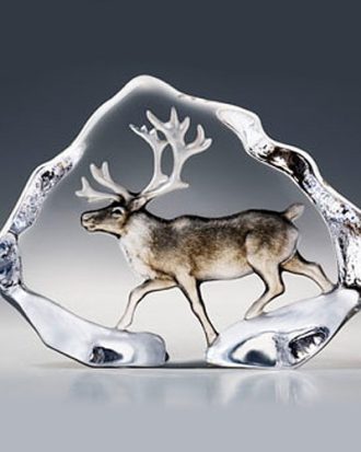 Målerås Glasbruk Ren - Konstglas Brun