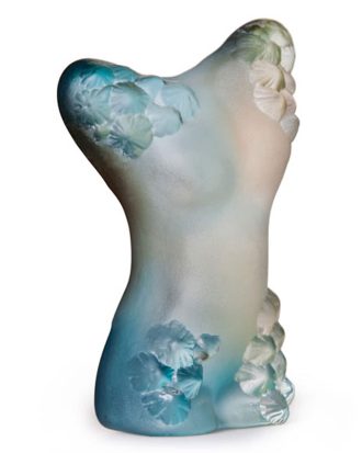 Målerås Glasbruk Venus Medium - Konstglas Blå