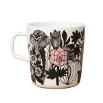Marimekko Oiva/siirtolapuutarha Mugg 4 Dl - Kaffekoppar Stengods Svart