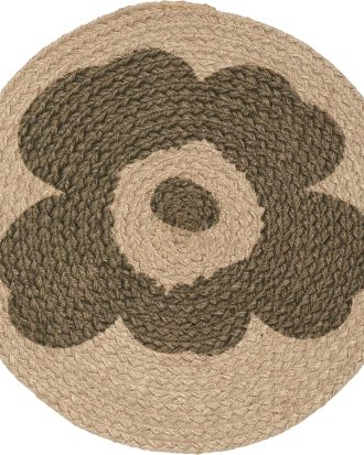 Marimekko Unikko Bordsunderlägg - Bordstabletter & Glasunderlägg Jute Brun