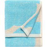 Marimekko Unikko Gästhandduk 30x50 Cm / Ljusblå - Handdukar & Badlakan Bomull Off-White