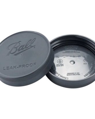 Mason jar Tätslutande Plastlock