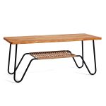 Mavis Marcel Soffbord/sideboard 120x50 Cm Oljad Rustik - Soffbord Ek Svart