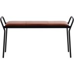 Maze Anytwo Bänk /vintage Cognac - Pallar Läder Svart