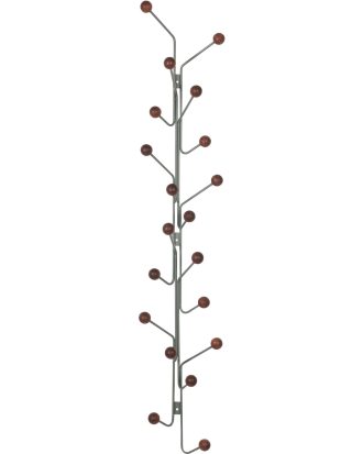 Maze Bill Klädhängare Vertikal / Valnötsbrun - Krokar & Galgar Ask Grön