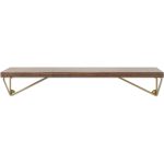 Maze Pythagoras Xs Hylla 42 Cm /mässing - Hyllor & Hyllsystem Metall Valnöt